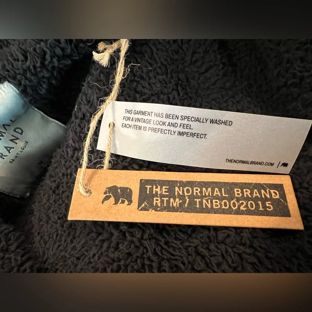 The Normal Brand Women's Denim Moto Jacket, Faded Black, Size Medium, NWT - Picture 8 of 8